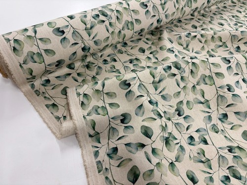 Eucalyptus leaves fabric green - eucalyptus,