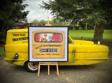 SIGNED BY DAVID JASON! Full size van door print, Only Fools and Horses autograph