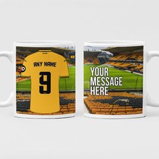 Personalised Wolves Mug 2024