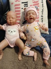 Two Small Reborn Dolls, Approx 11/12"