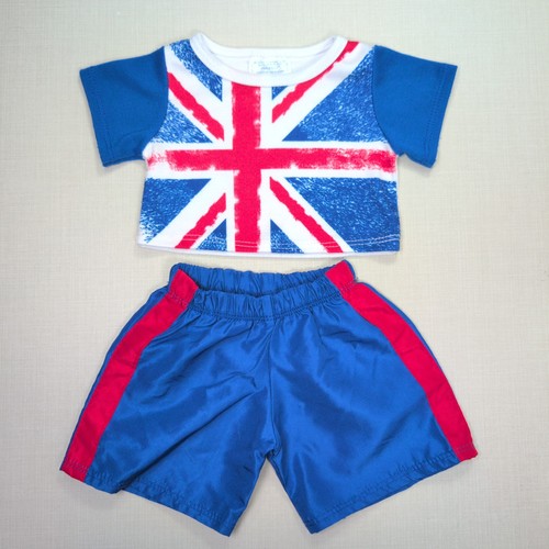 Build bear blue union jack - blue,
