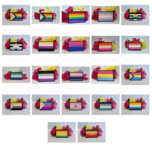 Pride flag patches rainbow - pride,