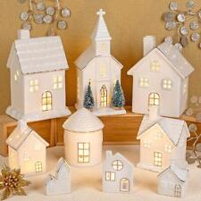 Shudehill Giftware Cosy Lane LED Light Up Warm White Cosy Cottage Shingle Roof
