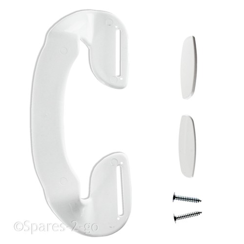 Door grab handle - grab, white