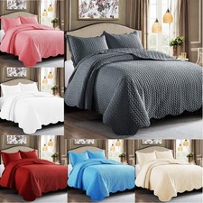 3 Piece Quilted Embossed