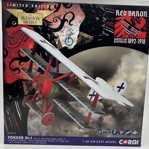 Corgi aa38312 fokker dr - 1:48, dr.1