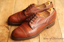 Edward Green Brown Leather Derby Brogue Lace Up Shoes UK 9  US 10 EU 43