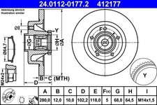Brake Disc NISSAN PRIMASTAR