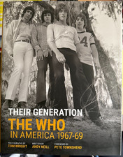 Pete Townshend Autograph - The WHO In America 1967-69 - Signed Hardback Book