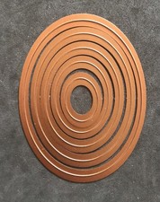 Nesting ovals 5 sizes