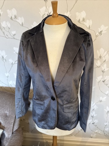 Grey pewter velvet - grey/pewter,