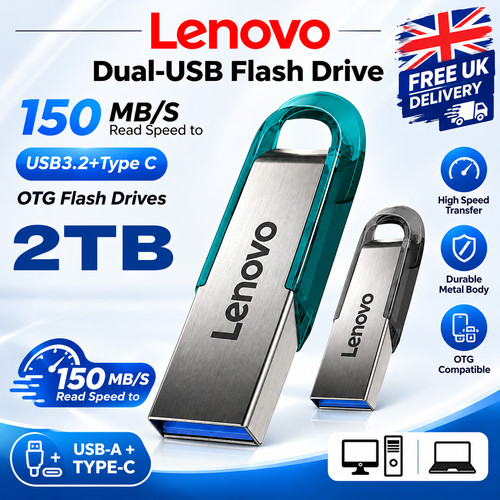Lenovo 2tb usb flash - 3.0, drive
