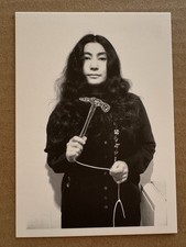 Yoko Ono with Glass Hammer Art Postcard A6 Tate Modern Official