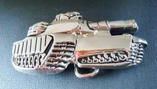 Belt Buckle Army Tank Military