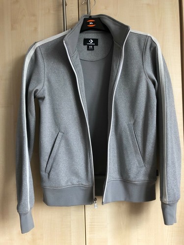 Converse silver glitter bomber - converse,