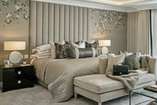 Headboard wall mounted panels