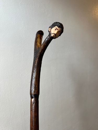Antler thumb stick handle - antler,