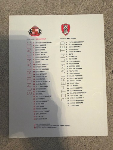 Sunderland afc rotherham - v,