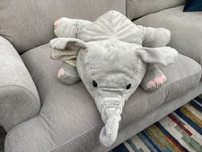 Vintage Elliot & Buttons Grey Elephant Extra Large 30” Floppy Beanie Soft Toy