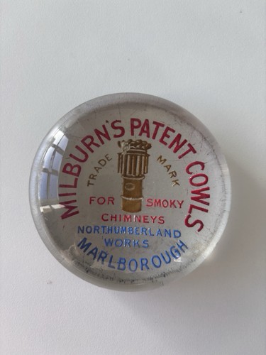 Antique advertising glass - antique,