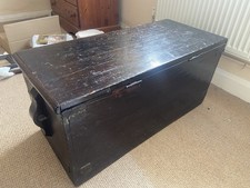 Antique Pine Blanket Box /