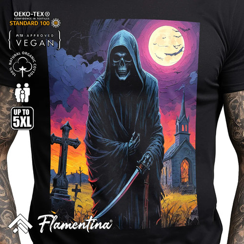 Grim reaper night mens tshirt - mens,