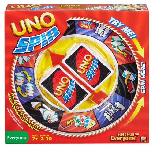 Mattel games uno spin - games,