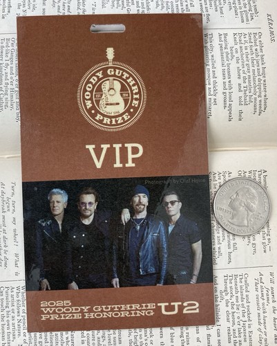 Vip badge backstage pass - u2,