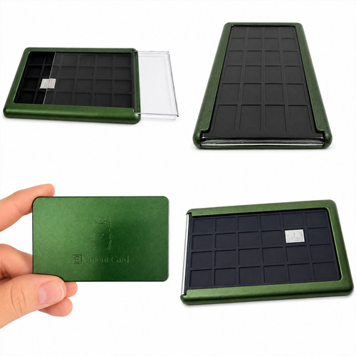 Element card with silver - with,