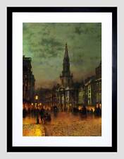 JOHN ATKINSON GRIMSHAW BLACKMAN STREET LONDON 1885 FRAMED ART PRINT B12X669