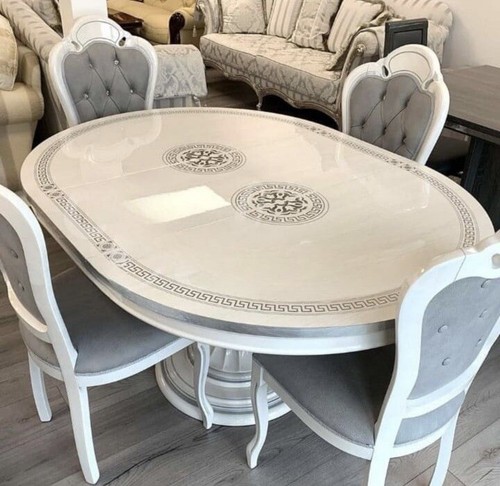 Aria white silver italian high - italian,