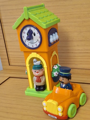 Elc happyland town clock - happyland,