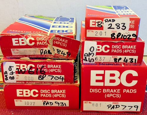 Ebc brake pads sets job - ebc,