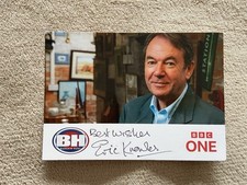 ERIC KNOWLES  (BARGAIN HUNT) HAND SIGNED BBC CAST CARD