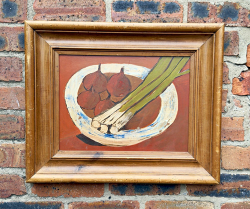 Leeks onions still life - leeks,