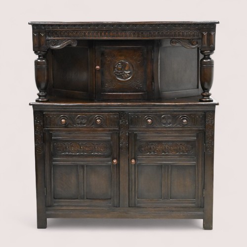Oak court cupboard buffett - oak,