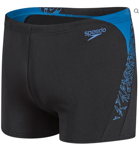 Speedo mens black - black, blue