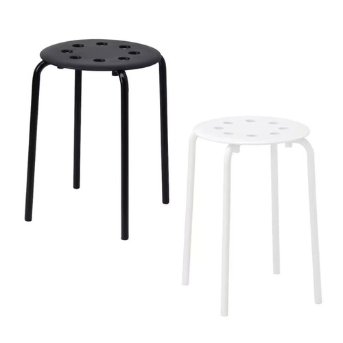 Stackable plastic stool round - stackable,