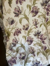 A Pair of Original Laura Ashley Home Not Next Gosford Plum Lined Curtains