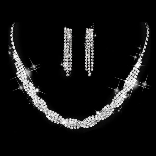 Crystal diamante twine silver - diamante,