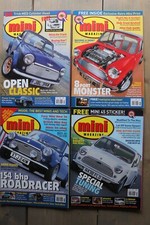 4 x MINI Magazine 2004 Cooper Classifieds Shows Racing Restoration Adverts Cars