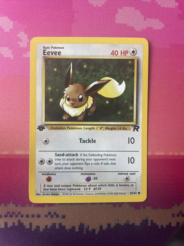 Pokemon card eevee team rocket - pokemon,