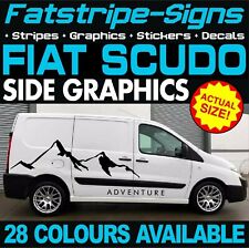to fit FIAT SCUDO GRAPHICS STICKERS STRIPES DECALS CREW CAB DAY VAN CAMPER RACE
