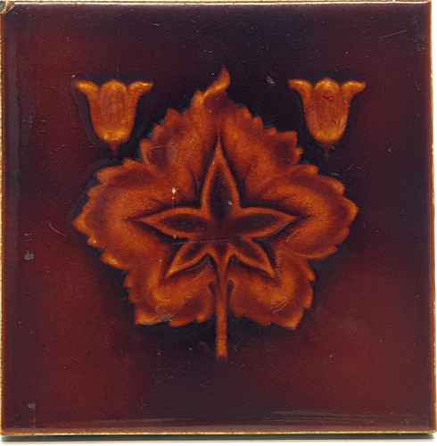 Antique fireplace tile relief - fireplace,