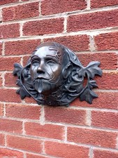 Green Man Garden Wall Plaque