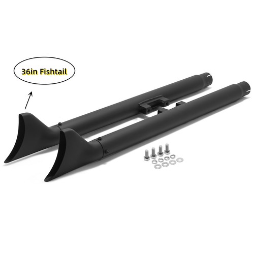 Slip fishtail mufflers - 36",