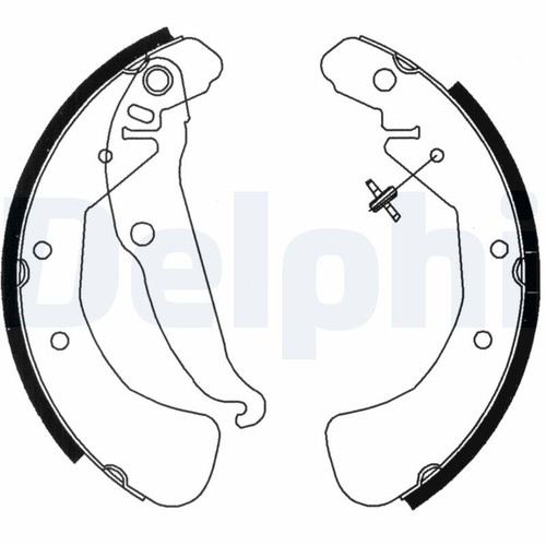 Brake shoe set delphi ls1829 - shoe,