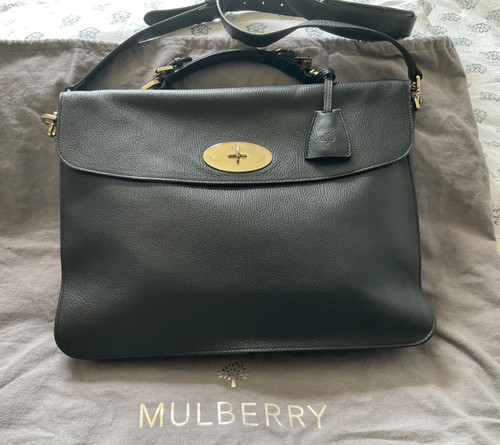 Vgc mulberry black bayswater - black,