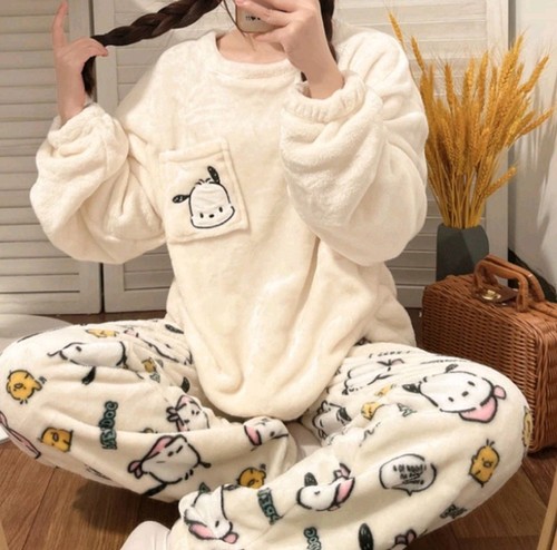 Womens coral fleece pyjamas - womens,