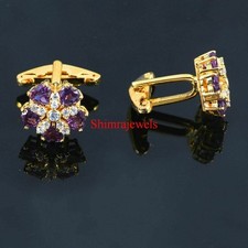 Natural amethyst gemstone with - gemstone,